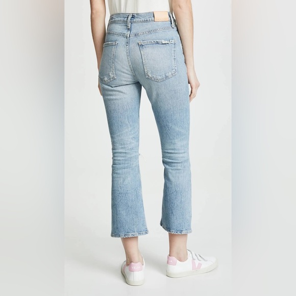 Citizens of Humanity Demy in Stargazer Cropped Flare Stretch Jeans Size 30 - Picture 7 of 16